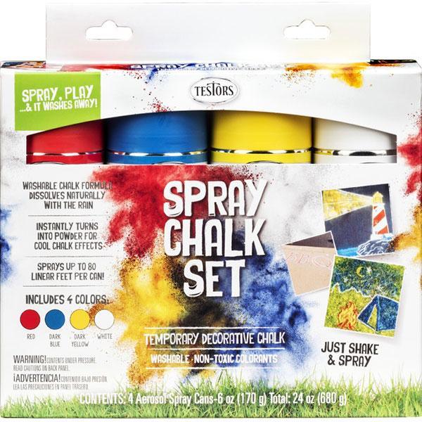 Get Creative with Testors Temporary Spray Chalk! Spray, Play and