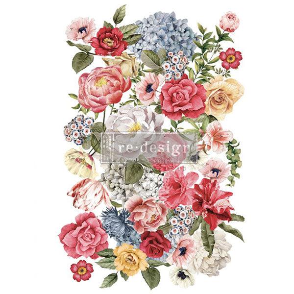 Wondrous Floral |59.69 Cm X 91.44 Cm Decor Transfer |ReDesign with Prima