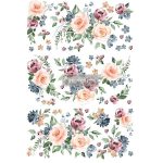 Watercolor Bloom|60.96 Cm X 88.9 Cm Decor Transfer |ReDesign with Prima