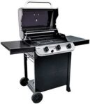 Char-Broil Convective Series 310B - 3 Burner Gas Barbecue Grill, Black Finish